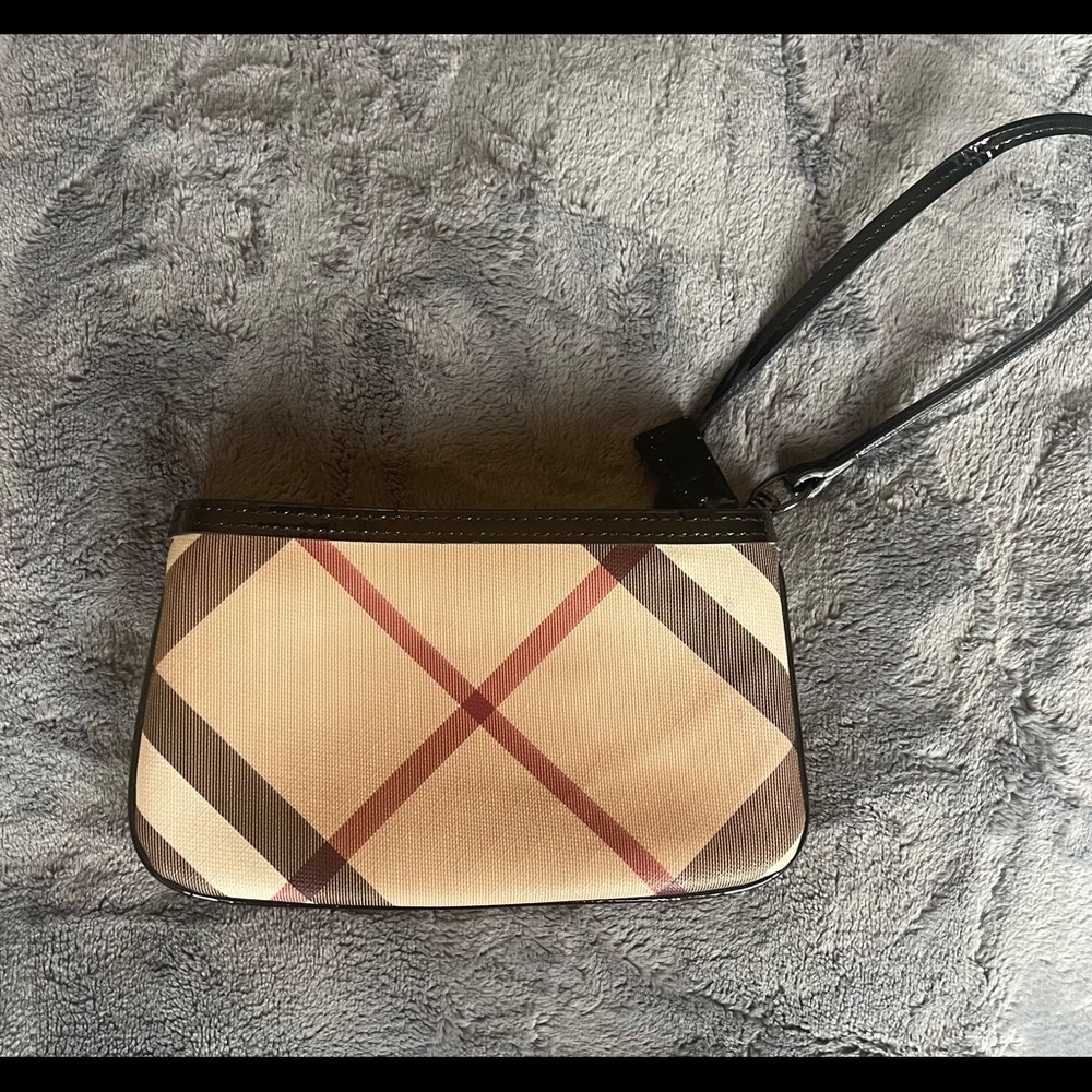 Burberry Novo Check Wristlet